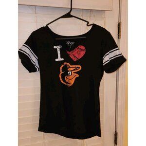 MLB Baltimore Orioles  GIII 4Her by carl banks Baseball Women's shirt Size LARGE